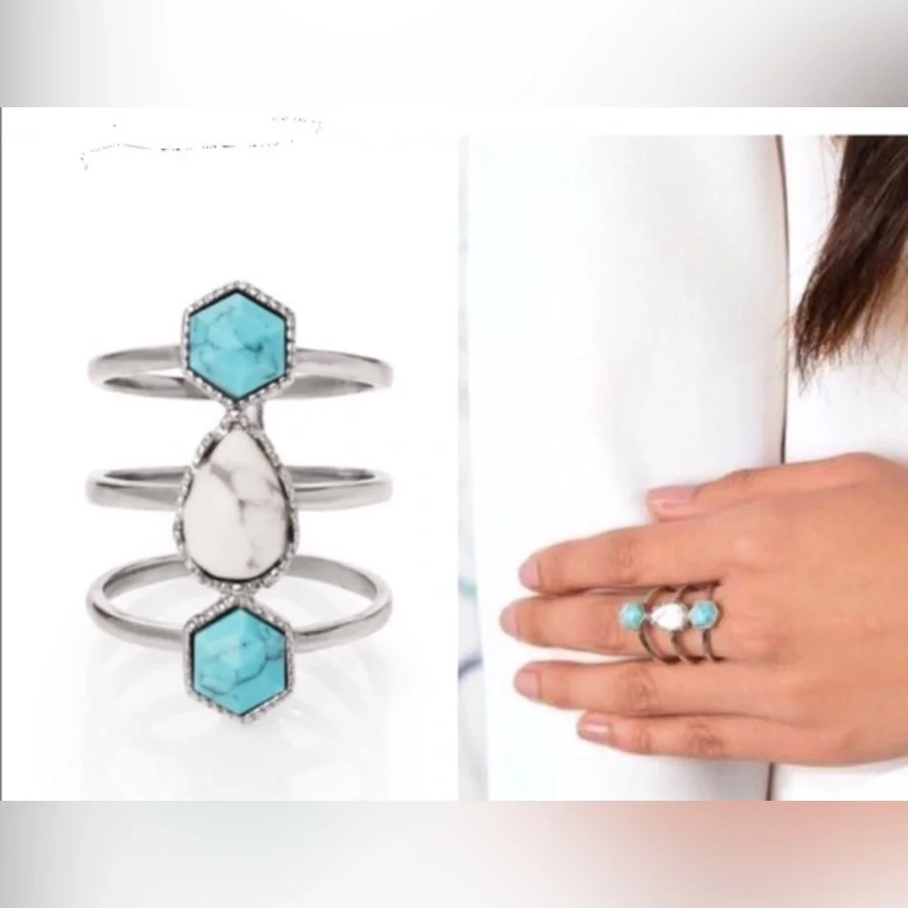 Chloe + Isabel Turkish‎ Delight Triple Band Ring